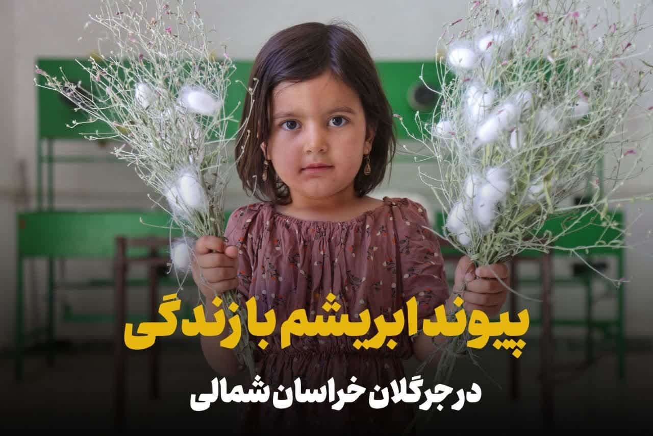 فیلم| زندگی بافته شده با ابریشم در جرگلان خراسان‌شمالی