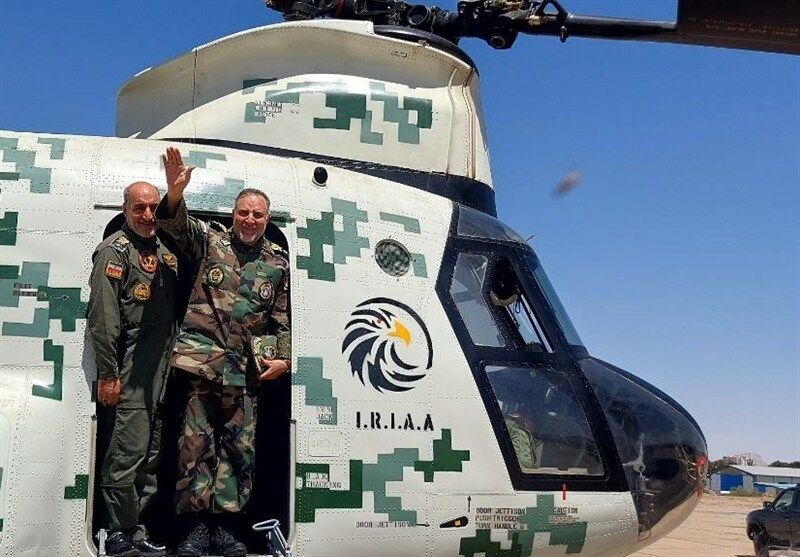 ۱۰ فروند بالگرد بازآمادشده هوانیروز تحویل ارتش شد