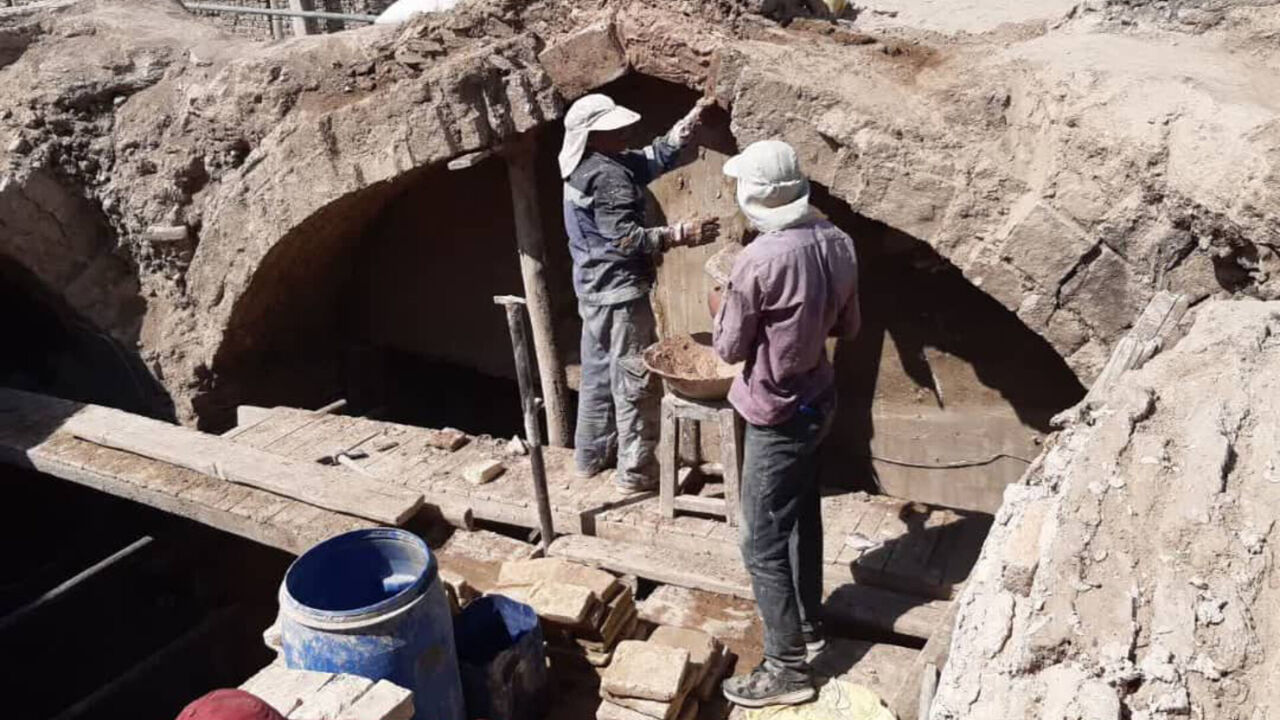 مرمت عصارخانه «جماله» اصفهان از سر گرفته شد