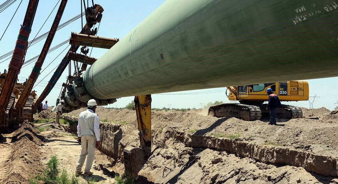 پیشرفت ۸۰ درصدی خط لوله گاز میاندوآب- عجب‌شیر