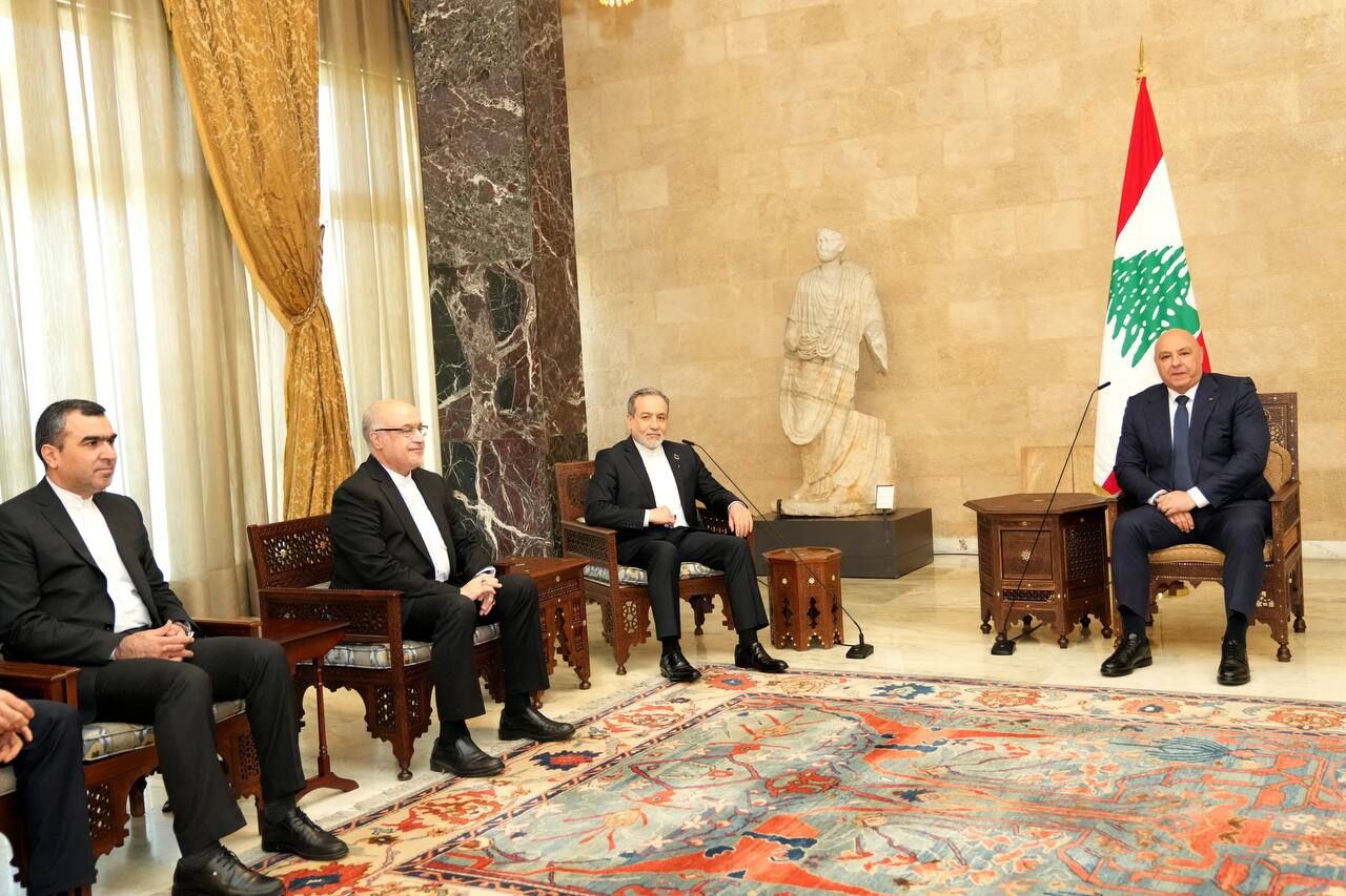 عراقچی با رئیس‌جمهور لبنان دیدار کرد
