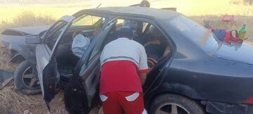 سقوط سمند به دره در ایلام پنج مصدوم داشت