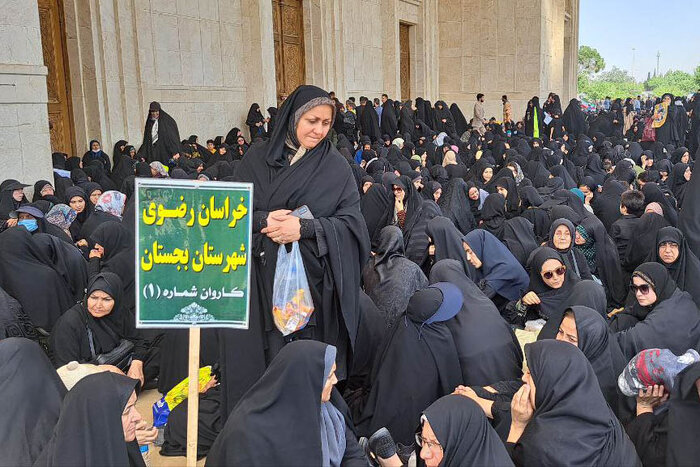 دهه نودیها آرمانهای امام راحل فریاد زدند +فیلم