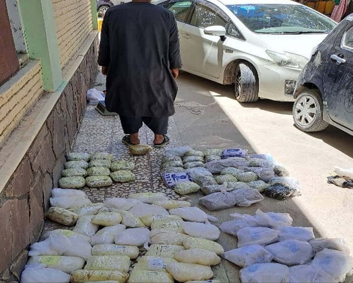 جلوگیری از قاچاق ۱۰۵ کیلو‌گرام مواد مخدر در هرات