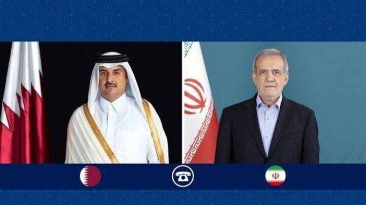 Pezeşkiyan və Qətər əmiri Qəzzanın məzlum xalqına qarşı cinayətləri dayandırmaq üçün səy göstərməyi vurğuladılar