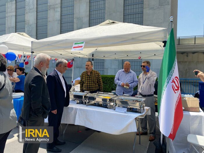 بازار خیریه سازمان ملل برای کمک به کودکان غزه و سودان با حضور ایران