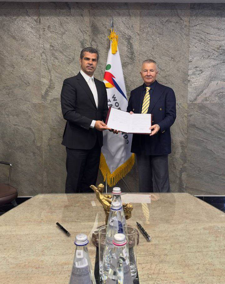 امضای سند همکاری بین فدراسیونهای تکواندو ایران و روسیه