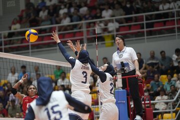 2025年亚洲女排锦标赛：伊朗女排取得开门红