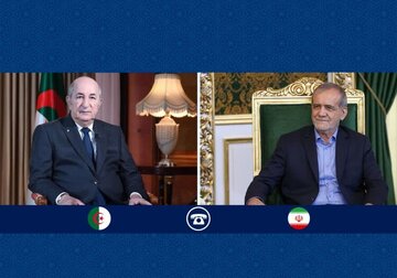 Les liens entre l'Iran et l'Algérie se renforcent dans un esprit d'amitié (Pezeshkian)