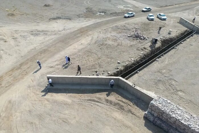 سد تغذیه مصنوعی شهرستان مرزی نهبندان تکمیل شد