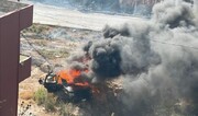 Israeli drone attacks a car in southern Lebanon
