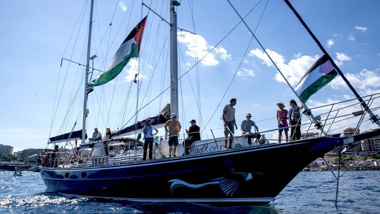 Israel orders detention of Gaza-bound aid ship activists as Spain and France demand release