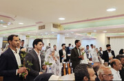 ۵۰ زوج جوان مهریز یزد شروع زندگی مشترک را جشن گرفتند