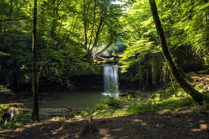 حالا هفت آبشار تیرکَن دیدنی شد