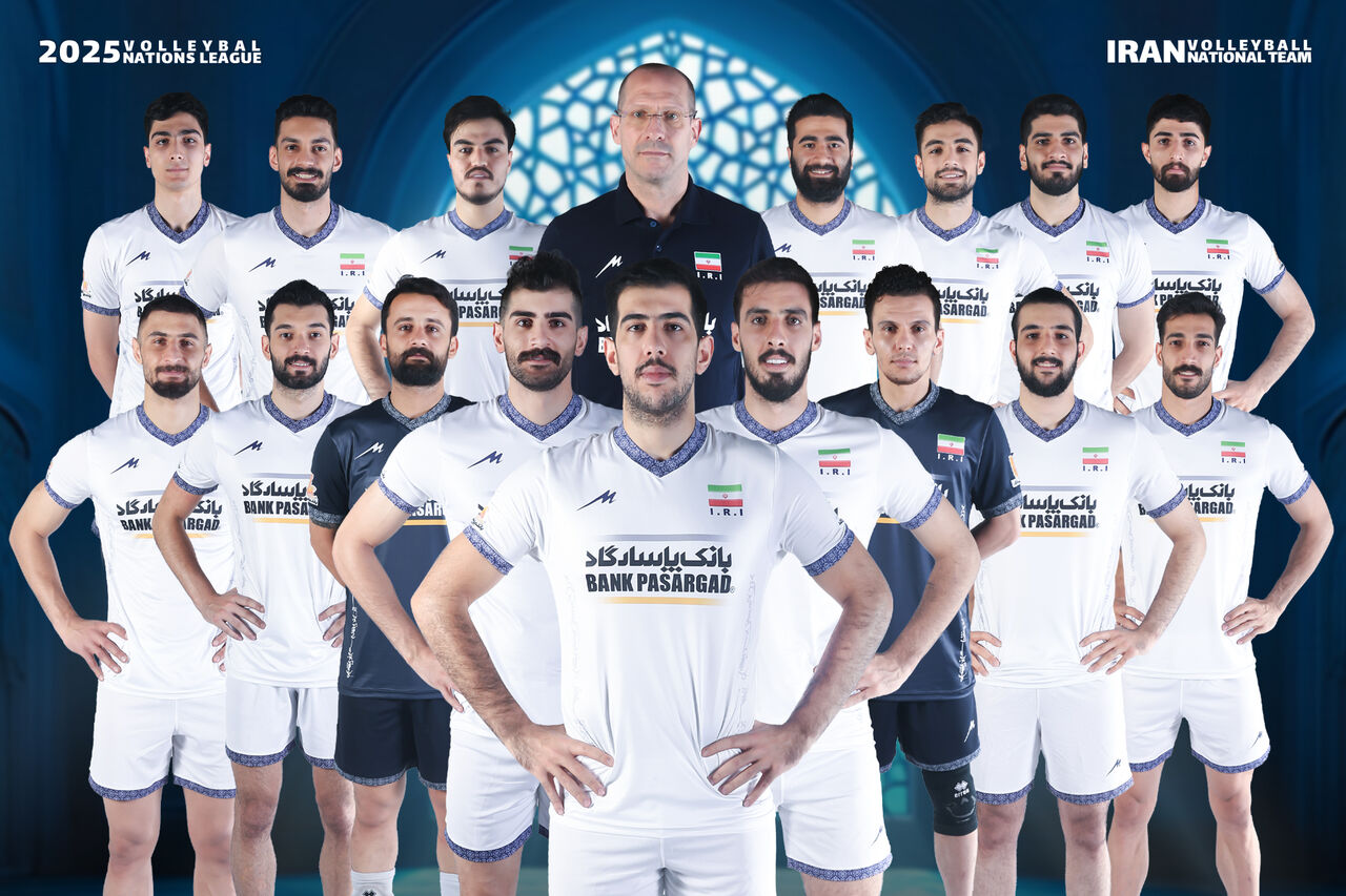 ۱۴ بازیکن تیم ملی والیبال مشخص شدند