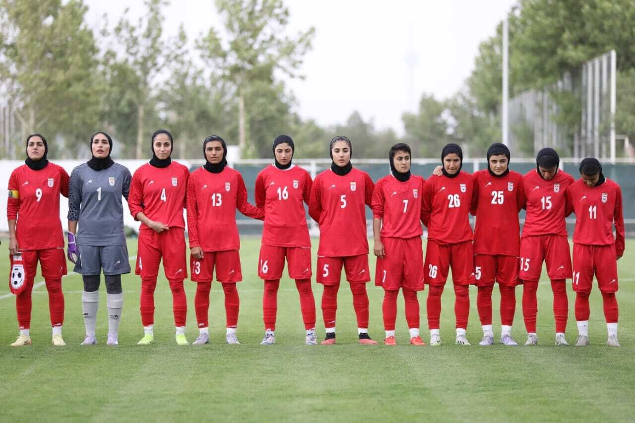 پیروزی قاطع بانوان فوتبال ایران مقابل عراق در دیداری تدارکاتی