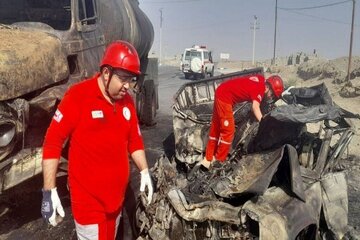 تصادف رانندگی در محور سراوان- کوهک ۲ کشته بر جا گذاشت