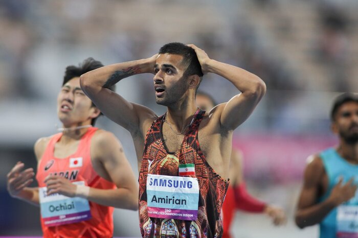 دونده نقرهای آسیا: یک ثانیه تا طلای هانگژو فاصله داشتم/ احسان حدادی کار بزرگی کرد