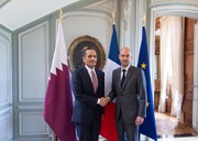 تأکید قطر و فرانسه بر اهمیت برگزاری کنفرانس نیویورک درباره فلسطین