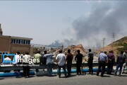 حمله به اطراف فرودگاه و پدافند هوایی شمال غرب کشور در تبریز+ فیلم