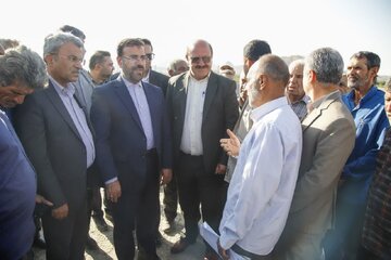 سفر یکروزه استاندار فارس به بوانات در قاب دوربین ایرنا