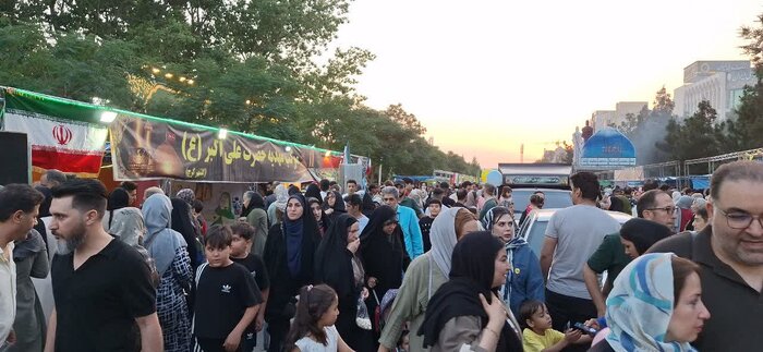 اجتماع باصلابت رهروان پهلوان خیبر در غدیر البرز+فیلم