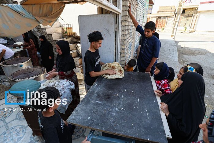 نان صلواتی عید غدیر؛ سنتی عاشقانه از بانوی نیکوکار کارونی