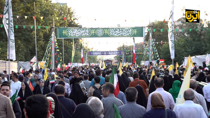 حضور باشکوه تهرانی‌ها در مراسم ایران ذوالفقار علی