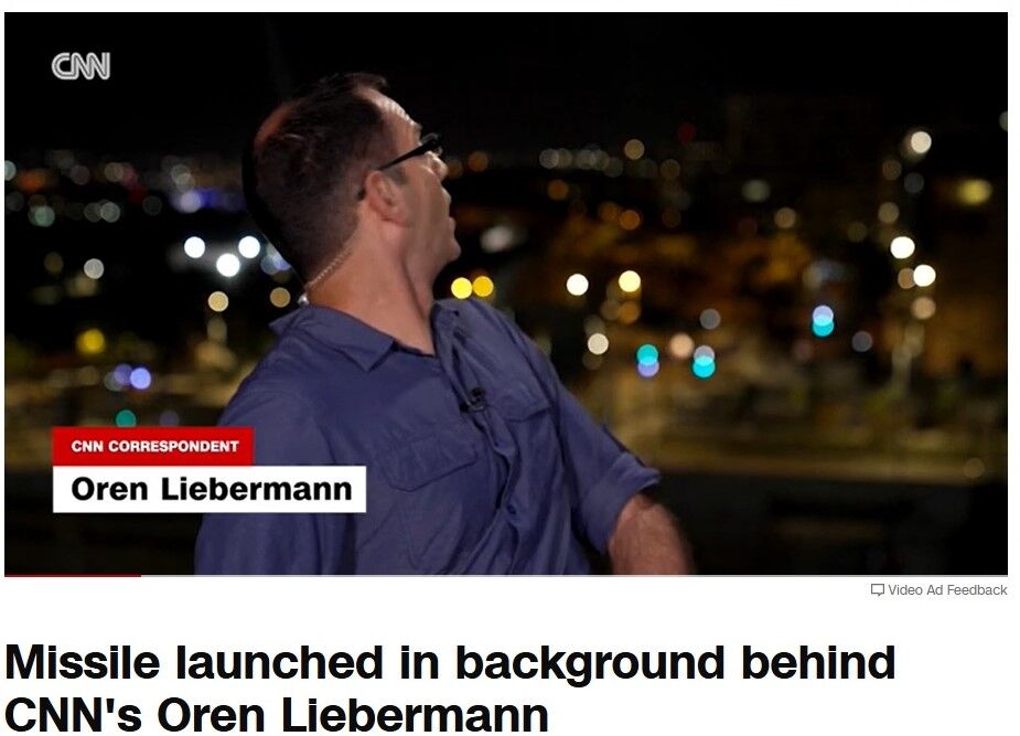 غافلگیری خبرنگار سیانان از حمله موشکی ایران به بیت المقدس غافلگیری خبرنگار سیانان از حمله موشکی ایران به بیت المقدس