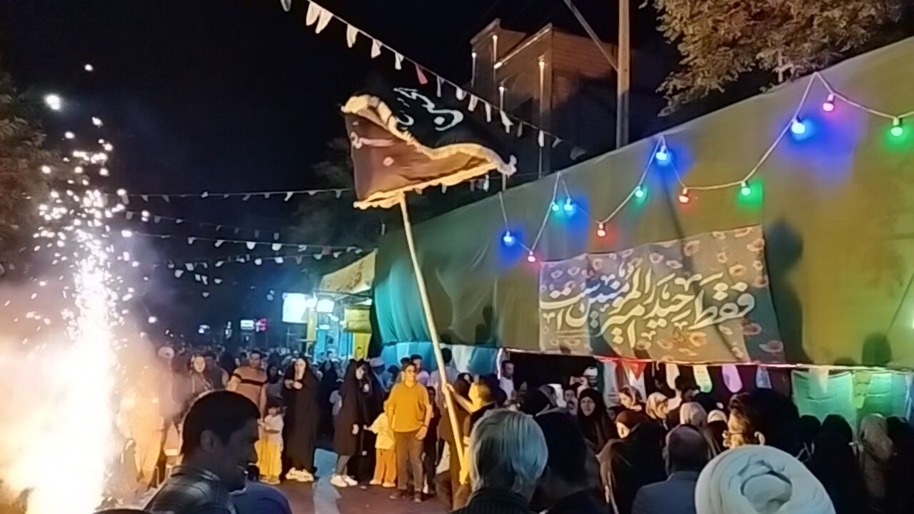 فیلم | جشن غدیر در تربت‌ حیدریه