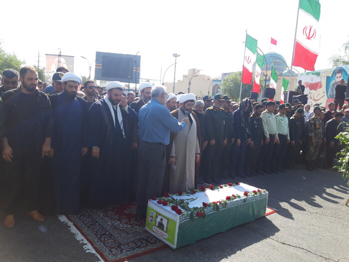 پیکر شهید پدافند هوایی در دزفول تشییع شد