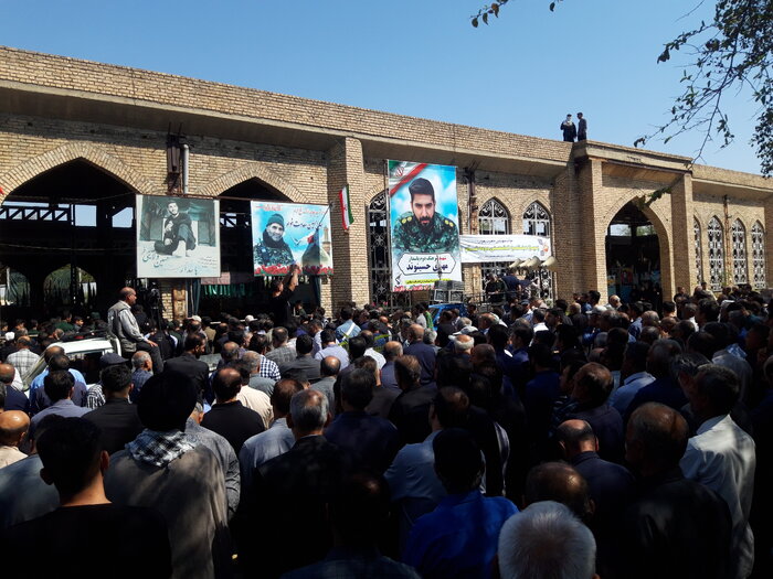 پیکر شهید پدافند هوایی در دزفول تشییع شد