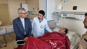 Baqaei besucht die Verwundeten der israelischen Angriffe