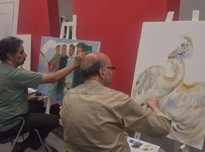 رویداد هنری «وطن من» در مشهد برگزار شد