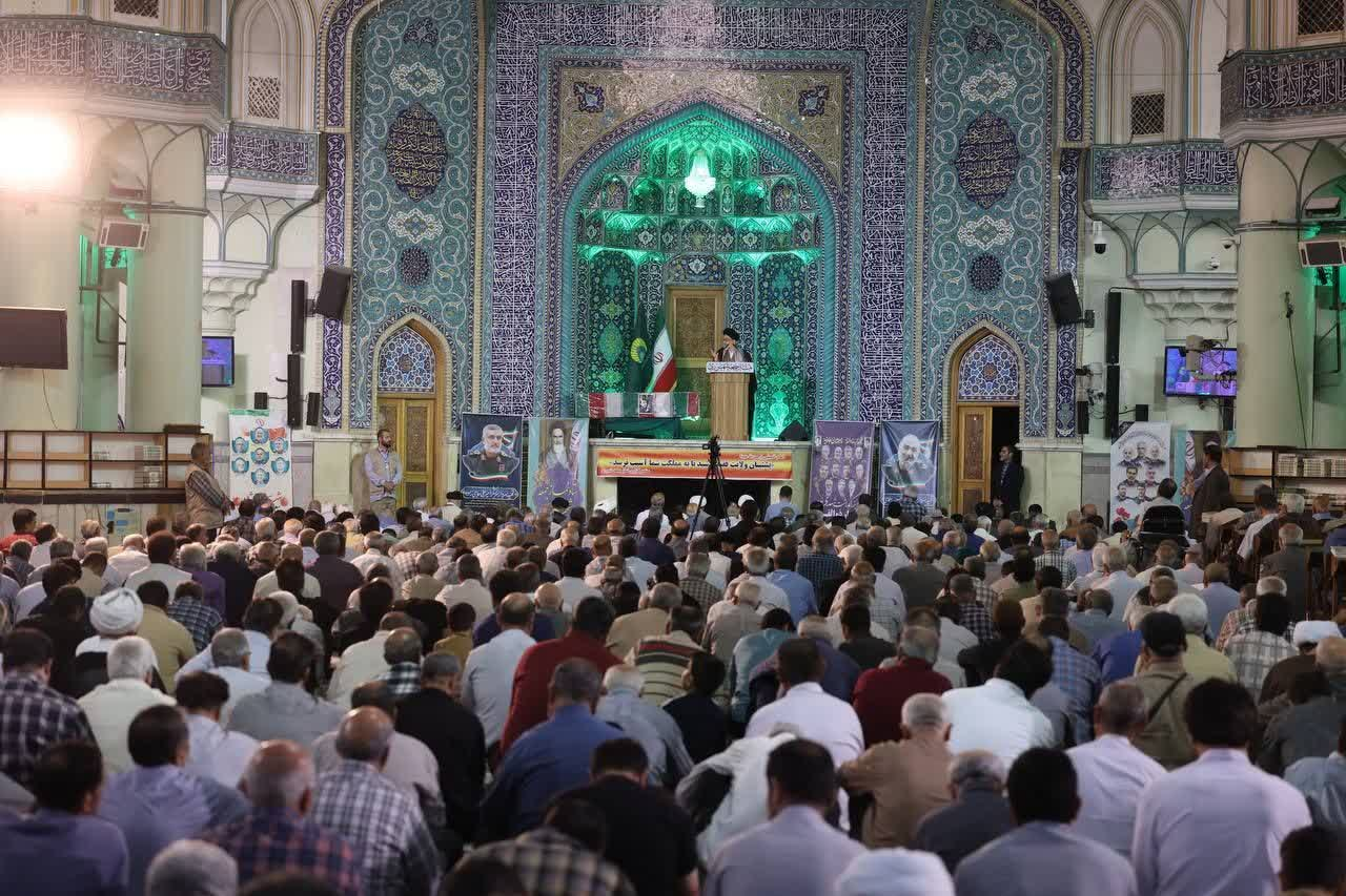 تشییع پیکر شهید مسعود وطن پور از شهدای حملات رژیم صهیونی در شهرری + فیلم