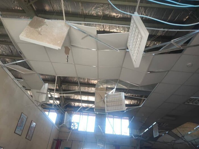 مرکز آموزش فنیوحرفهای شهرستان بستانآباد مورد حمله قرار گرفت