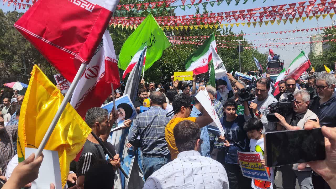 خروش همدلی و ایستادگی در تهران+فیلم خروش همدلی و ایستادگی در تهران+فیلم