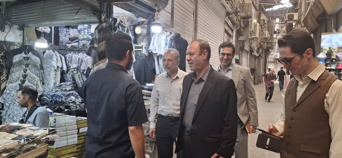 بازار بزرگ پایتخت جان تازه می‌گیرد/حضور فرماندار تهران در جمع کسبه