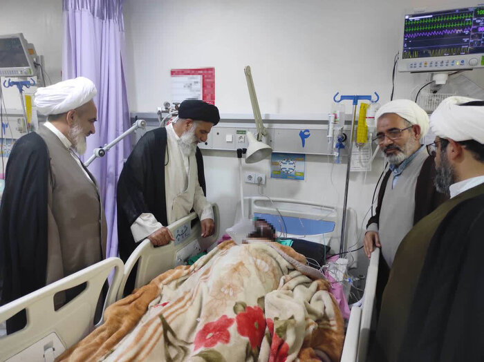 عیادت نماینده ولی فقیه در خوزستان از جانبازان تجاوز اخیر رژیم صهیونیستی