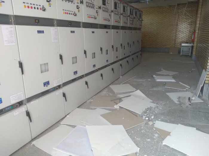 حمله صهیونیست‌ها به کارخانه کاغذ کرمانشاه+عکس