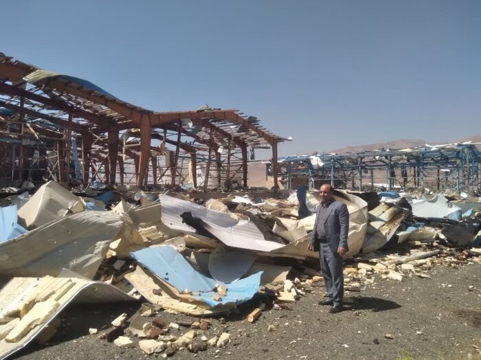 حمله صهیونیستها به کارخانه کاغذ کرمانشاه+عکس