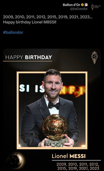 مسی ۳۸ ساله شد؛ قلب فوتبال برای تو میتپد!