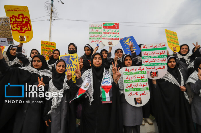 مردم خوزستان یکصدا؛ وطن را تنها نمیگذاریم