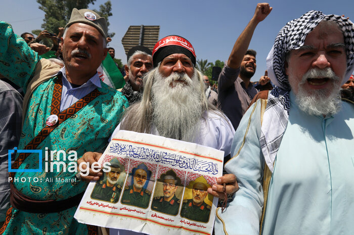 مردم خوزستان یکصدا؛ وطن را تنها نمیگذاریم