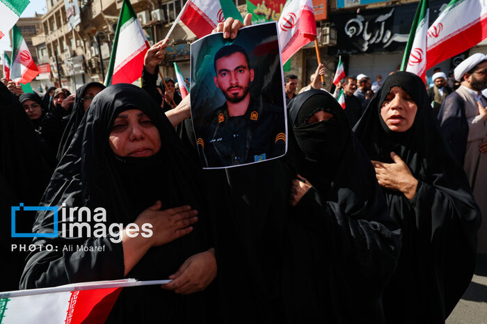 مردم خوزستان یکصدا؛ وطن را تنها نمیگذاریم