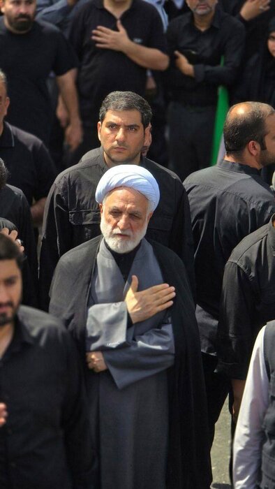 همراهی شخصیتها با مردم در تشییع «شهدای اقتدار ملی»؛ از روسای قوا تا شمخانی مجروح