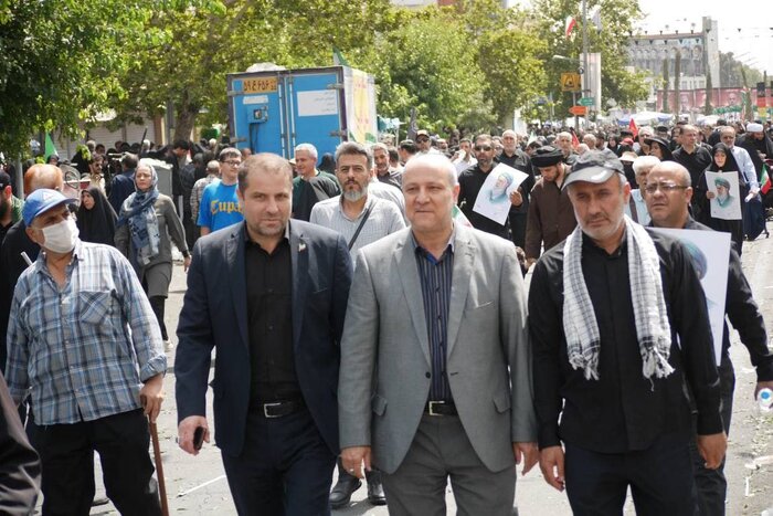 حضور پرشور جامعه ورزش در مراسم وداع با شهدای مظلوم حمله صهیونیستی