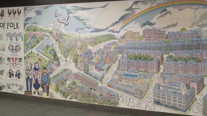 هنرمندی که ۳۰ سال رفتگر خیابانهای گلاسگو بود