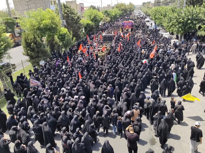 تشییع باشکوه پیکر ۴ شهید تجاوز رژیم صهیونیستی در شهرقدس