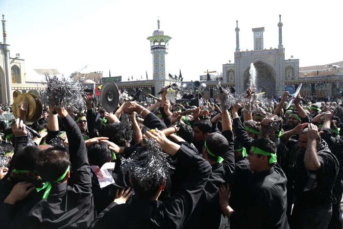 قم در تاسوعای حسینی یکپارچه در عزای علمدار کربلا